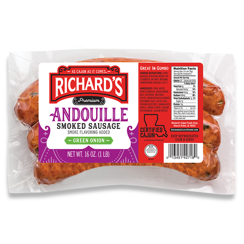 Green Onion<br> Andouille Smoked Sausage