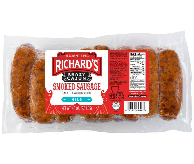 Mild Krazy Cajun Smoked Sausage